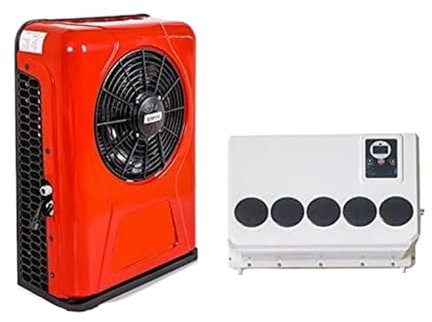 12V Split Parking Air Conditioner 24V Automotive Electric Air Conditioning Cool System For Van Tractor Truck Camp Van(EAC1009.24.R)