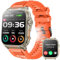 Montre Connectée Homme avec Appel Bluetooth: 1.91 Militaire Smartwatch avec Lampe de Poche LED Montre Fitness homme 100 Modes Sportifs Moniteur de Sommeil Podometre Montre Homme pour Android et iOS