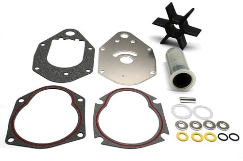 PEGGYLIN 47-19453Q2 Reparatursatz for Außenbord-Wasserpumpenlaufrad, passend for Mercury Mariner Force 45 50 55 60 PS 47-19453T3 47-19453T2 47-19453T