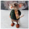 Felted Mouse Ornament, Cute Needle Wool Felt Mouse, Sunshine Mouse Felt Critter Felt Mice Collectible Figurine, Needle Felted Mouse Doll Decorations Holiday Statue (#04)
