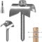 205Pcs Fence Staples Stainless Steel 304 Fencing Staples & Wood Staples Fence Screws for Chicken Wire Fencing - Heavy Duty Rust Proof U Nails for Farm, Ranch, Chain Link Fence (Bulk 205Pcs)