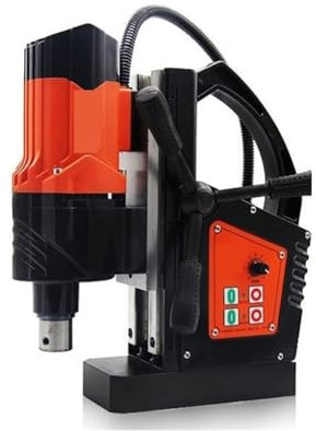Taladro de Columna, Taladro Magnético De 800W, Base Magnética Rotativa Eléctrica Industrial, Velocidad Ajustable, Máquina De Taladrar Hacia Adelante Y Hacia Atrás