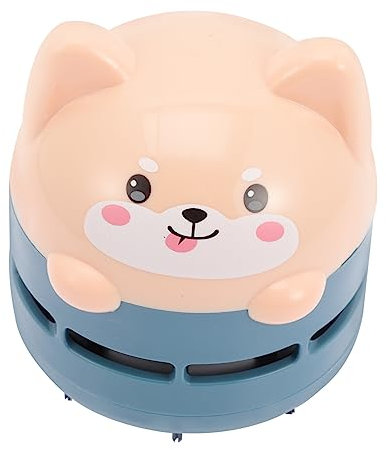 ULTECHNOVO Mini Tischstaubsauger im Cartoon Design USB Wiederaufladbar Tragbar und Leise zum Reinigen von Schreibtischen für Bleistiftspäne Snacks Langlebigem