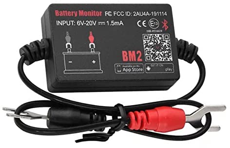 Janasiba BM2 Battery Monitor Tester Voltage Tester Bluetooth 4.0 Auto Battery Analyzer Charging Cranking Test