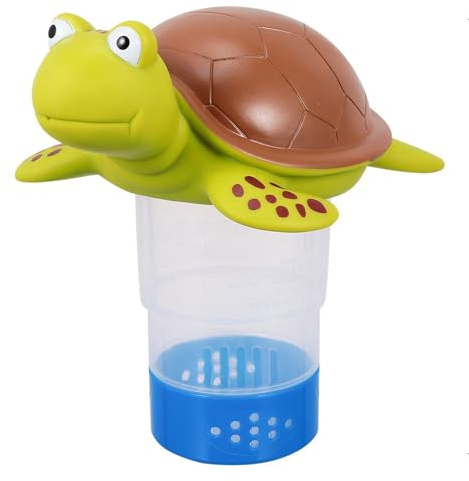 Grtheenumb klordispenser, klorin flytande sköldpaddsdispenser för 1 och 3 tums tabletter och bromhållare för stora/små pooler, badtunna