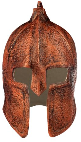 OhMill Wikinger Helm mit antiker Patina Mittelalter LARP Requisite für Cosplay Erwachsene Berserker Soldat Krieger Kostüm Hut für Kampfspiele Karneval fasching Mottoparty Verkleidung Halloween