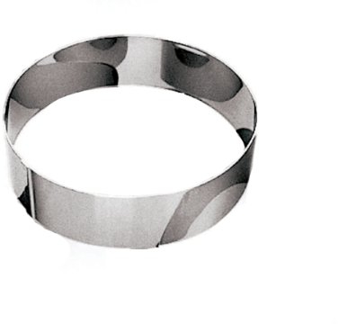 GOBEL - Edelstahl-Pâtisserie-Ring Ø 26 cm - Edelstahl-Vacherin-Ring - Höhe 6 cm - Schnelle und perfekte Entformung - Top-Qualität - Hergestellt in Frankreich.