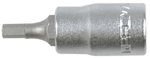 Steckschlüsseleinsatz Schlüsselweite 4mm 1 / 4 Zoll Innensechskant für Vierkantantrieb