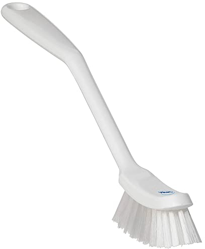 Vikan - Hygiène - Brosse à vaisselle - Fibres moyennes - Blanc