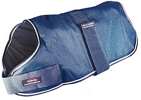 Outhwaite Padded Dog Coat, 24-inch, Navy Blue