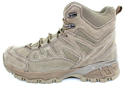 Mil-Tec Squad, Stivali per avventurieri Unisex-Adulto, Coyote, 46 EU