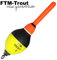 FTM Trout Slider - Angelpose zum Forellen & Störangeln, Knicklichtpose, Forellenpose, Pose für Störe, Forellenschwimmer, Tragkraft:6g