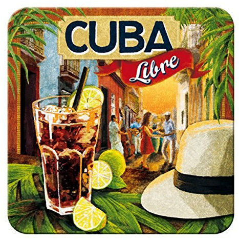 Nostalgic-Art 46126 Bier und Spirituosen Cuba Libre, Untersetzer