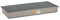 CEMO 7083 GFK-Auffangwanne mit verzinktem Gitterrost, grau, 220 L