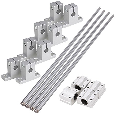 Cnbtr Horizontale Linearführung, Kugellager, Gleitbuchse und Linear-/Wellen-Sehachse mit Führungsschiene, 10er Pack