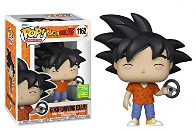 Funko POP! Animation: Dragon Ball Z - Goku - (Driving School) - Figura in Vinile da Collezione - Idea Regalo - Merchandising Ufficiale - Giocattoli per Bambini e Adulti - Anime Fans