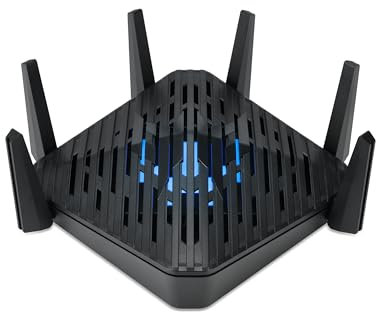 Acer Predator Connect W6, WiFi 6E fino a 7.8 Gbps, Latenza 2ms Compatibile con Intel® Killer™ Prioritization Engine
