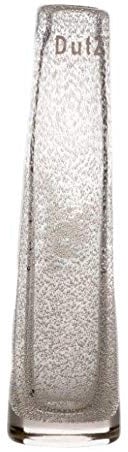 Dutz Vase Clear Bubble transparent mit Luftblasen 21 cm Glasvase Solifleur
