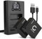 CELLONIC, Batterie pour Caméra, Compatible avec Panasonic DMW-BLG10E, Lumix DMC-TZ80, DMC-TZ100 (7.4V, 730mAh) 2 Pièces + Double Chargeur