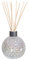 Woodbridge leeres Reed Diffuser Glas | zum Selbstbefüllen | Klar | Schickes Diffuser Glas inklusive 50 Stück Rattan Reeds zur Duftverteilung | geruchsneutralisierender Luftentfeuchter