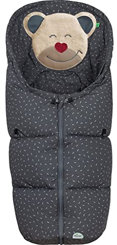 Odenwälder Fußsäckchen Mucki Fashion Little Snow (Graphite)