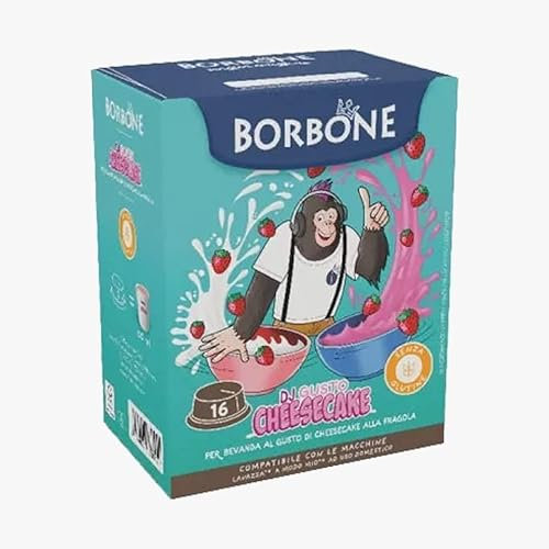 96 Capsules Café borbone Compatible Avec lavazza A Modo Mio Cheesecake Chocolat Blanc Fraise - L'Emporio Du Café