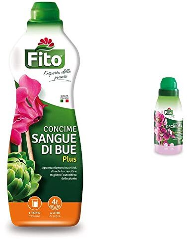 Fito Sangue Di Bue & Orchidee Plus: Concime Liquido per Orchidee, Bilanciato, NPK + Microelementi