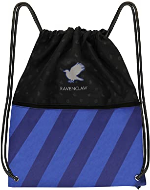 Cinereplicas Harry Potter - Ravenclaw Kordelzug Tasche 39 * 34cm - Offizielle Lizenz