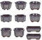Happy Bonsai Lot de 10 mini pots émaillés pour plantes succulentes 4,5 cm