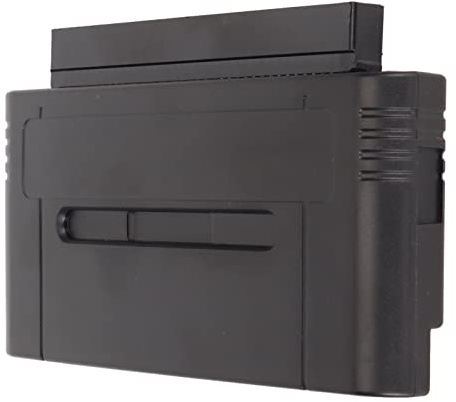 Convertisseur de fente 72 broches pour NES vers SNES SFC, connecteur adaptateur de fente de cartouche de jeu de remplacement pour jeux rétro sur consoles SNES, compatible avec NTSC PAL Mega Drive