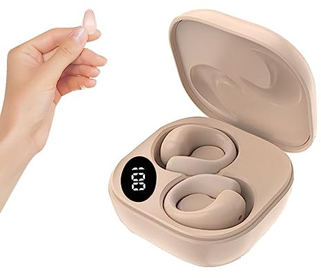 Ohrclip Luftleitung Knochenschall Kopfhörer Bluetooth kabellos Open Ear Kopfhörer Wireless Ear Clip Bone Conduction Headphones Clip on Sportkopfhörer offene Ohrhörer drahtlos zum Laufen Radfahren Gym
