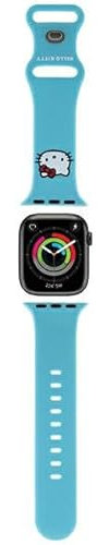 CG Mobile Hello Kitty HKAWMSCHBLB - Cinturino per Apple Watch 38/40/41 mm, colore: Blu