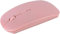 Ultra Slim 2.4 GHz Wireless Mouse with USB Mini Receiver Compatible for PC Laptop Computer & More, Portable Cordless Small Mice Silent Mouse with Adjustable DPI Suitable For Men & Women. (Pink)