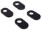 Aharon Motorrad-LED-Blinkerhalter im 4er-Pack | Kompatibel mit Triumph, Ducati & Aprilia, M8/M10-Gewinde | Blinkerplatten | CNC Aluminium Montageplatten | Adapterplatten Blinkleuchten | Motorräder