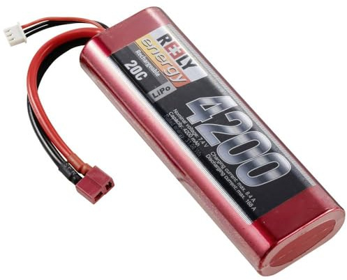 Reely Modellbau-Akkupack (LiPo) 7.4 V 4200 mAh Zellen-Zahl: 2 20 C Hardcase T-Stecksystem