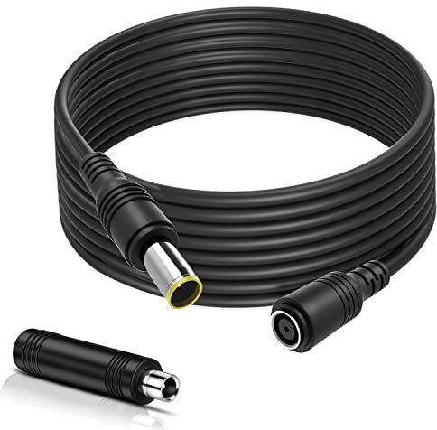 20Ft/6m Solar Panel Extension Cable, DC 8mm Extension Cable with DC7909 to DC8020 Adapter, fit for Most Below 200W Solar Panel and Jackery Explorer 1000/500/300/240/1500/2000 Portable Power Station