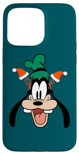 Disney Goofy Christmas Santa Hat Holiday Headband Case for iPhone 15 Pro Max