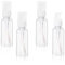Sliverdew Lot de 4 flacons à pompe vides en plastique - 50 ml - Transparent - Pour cosmétiques, shampoing, crème