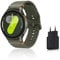 Samsung Galaxy Watch7, Montre Connectée, Suivi de Santé, Suivi de Sport, 40mm, 4G, Vert, Galaxy AI, Chargeur secteur inclus (Version FR) [Exclusivité Amazon]