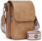 MUIIKOLA Sacs bandoulière femme,Petit Sac à Bandoulière,Besace Sacoche Messenger Téléphone Cuir PU Rigide Sac à Bandoulière Femme Portefeuille en Cuir PU avec Réglables Bandoulière
