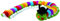 ToyToyToy riesiges Plüschtier Wurm Tausenfüssler ABC 150 cm