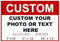 Custom Metal Sign – Personalised Outdoor Aluminium Sign, Weatherproof Plaque for House Number, Gate, Garden or Workshop