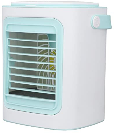 Table Ventilateur Portable AC Évaporatif Refroidisseur 8 Couleurs LED 3 Vitesses Humidificateur Purificateur Air Frais Maison Bureau