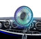 AriKroii Ventilatore Auto 12 Volt, 360° Ruotabile Ventilatore Silenzioso Potente, Ventilatore per Auto,3 Velocità Regolabili,Ventilatore Auto Usb con Luce RGB,Adatto per Una Varietà di Veicoli