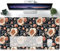 Gaming Mouse Mat Pink and White Flowers Speed Gaming, Gamer Mouse Pad, Waterproof Mouse Pad, Special Surface Improves Precision and Speed, Non-Slip Rubber Base - 600x300mm