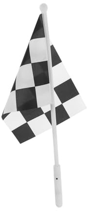 TOGEVAL Drapeau de Course à Carreaux Lumineux LED et Facile à Agiter pour Événements de Nuit et Décorations de Fête