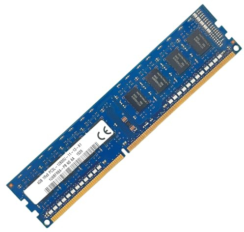 4GB RAM PC3L-12800U DDR3L-12800U UDIMM 1Rx8 2Rx8 DIMM DDR3L PC3 DDR3 4 GB 1600MHz SDRAM 240-Pin 1.35V y 1.5V CL11 Non-ECC Long DIMM módulo de Memoria para PC Desktop de Sobremesa 51CH0177