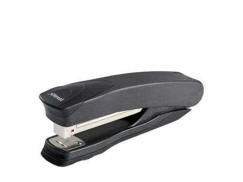 Rexel Taurus Full Strip Stapler, 25 Sheet Capacity, Uses 24/6 and 26/ Staples, Metal Body, Black, 2100004