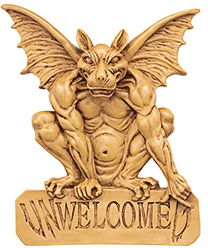 Design Toscano Unwelcomed Gargoyle Plaque