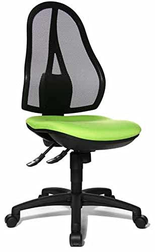 Topstar OP200G05 Open Point SY, Bürostuhl, Schreibtischstuhl, ergonomisch, Bezug apfelgrün, 111 x 48 x 48
